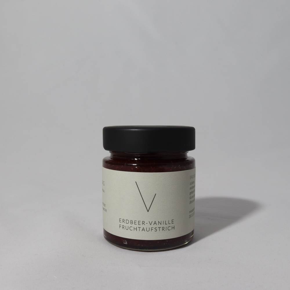 Produktbild für Erdbeer-Vanille Fruchtaufstrich 130g