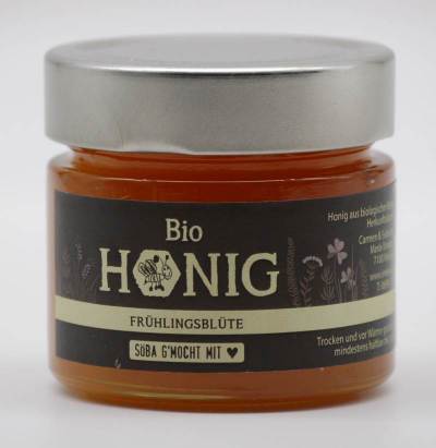 Produktbild für Bio-Honig Frühling 250g