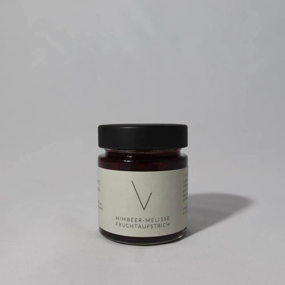 Produktbild für Himbeer-Melisse Fruchtaufstrich 130g