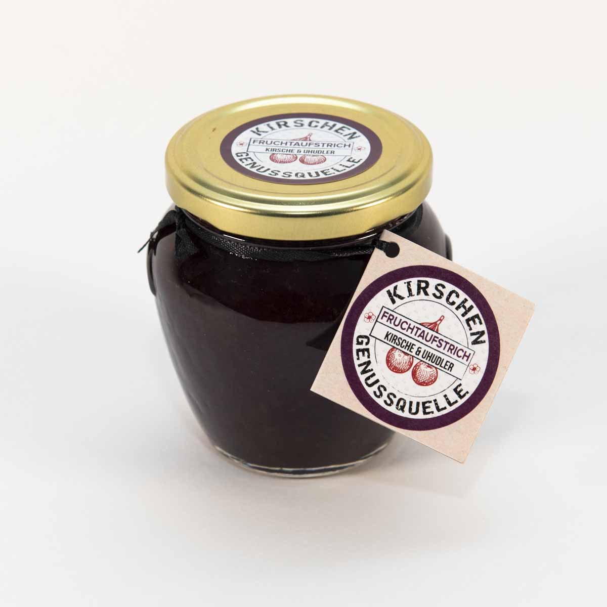 Produktbild für Kirsche & Uhudler Fruchtaufstrich 200g