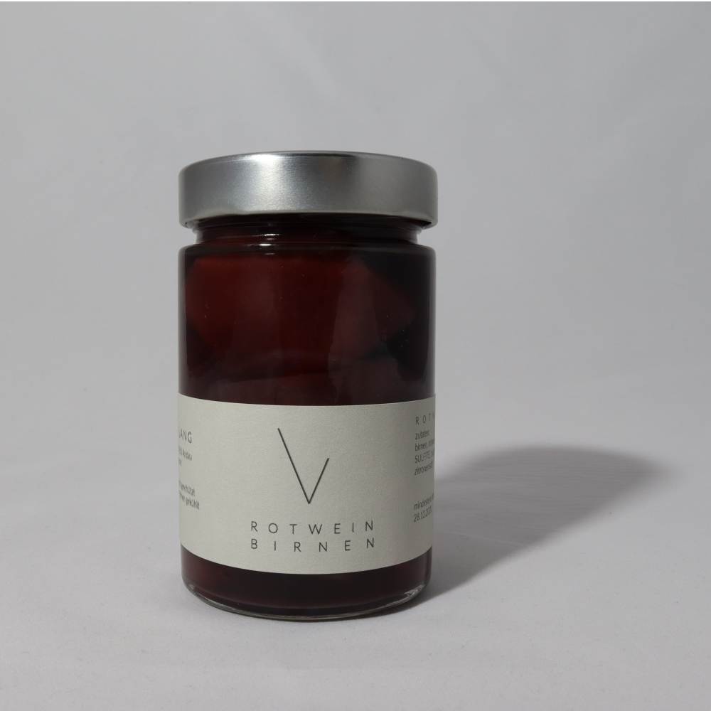 Produktbild für Rotwein-Birnen 300g