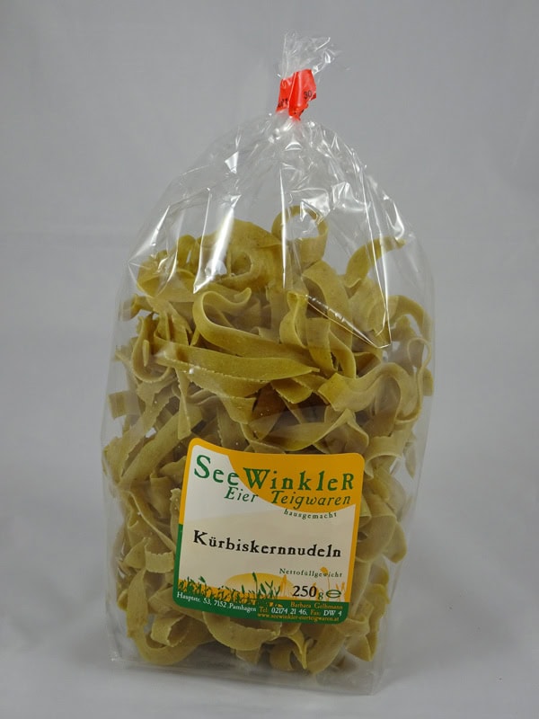 Produktbild für Kürbiskernnudeln 250g